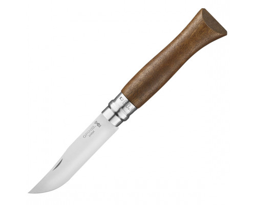 Нож Opinel №9, нержавеющая сталь, рукоять орех