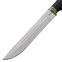 Нож Пластунский, сталь 65Х13, граб, мельхиор Нож Пластунский, сталь 65Х13, граб, мельхиор
