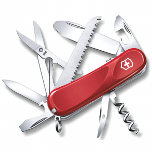 Нож перочинный Victorinox Junior 03, 85 мм, 15 функций, рукоять пластик, красный