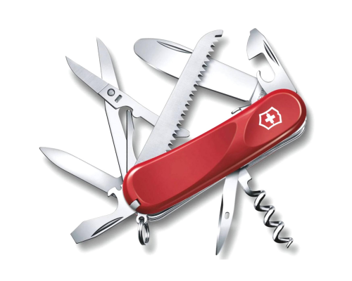 Нож перочинный Victorinox Junior 03, 85 мм, 15 функций, рукоять пластик, красный