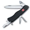 Нож перочинный Victorinox Picknicker, 111 мм, 11 функций, рукоять нейлон, черный Нож перочинный Victorinox Picknicker, 111 мм, 11 функций, рукоять нейлон, черный