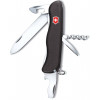 Нож перочинный Victorinox Picknicker, 111 мм, 11 функций, рукоять нейлон, черный