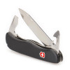 Нож перочинный Victorinox Picknicker, 111 мм, 11 функций, рукоять нейлон, черный