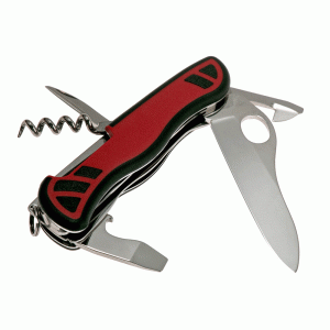 Нож перочинный Victorinox Forester, 111 мм, 10 функций, рукоять нейлон, красно-черный