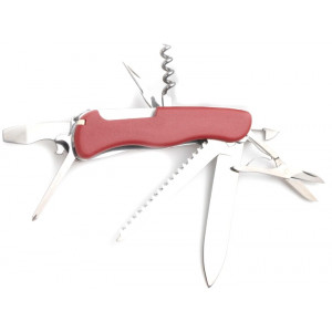 Нож перочинный Victorinox Outrider, 111 мм, 14 функций, рукоять нейлон, красный