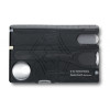 Швейцарская карточка Victorinox SwissCard Classic, 10 функций, корпус из черного полупрозрачного пластика