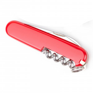 Нож перочинный Victorinox Waiter, 84 мм, 9 функций, рукоять пластик, красный